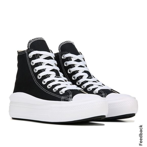 Converse Chuck Taylor All Star Move Platform High Top  Sneaker. Size 8 - Picture 1 of 12